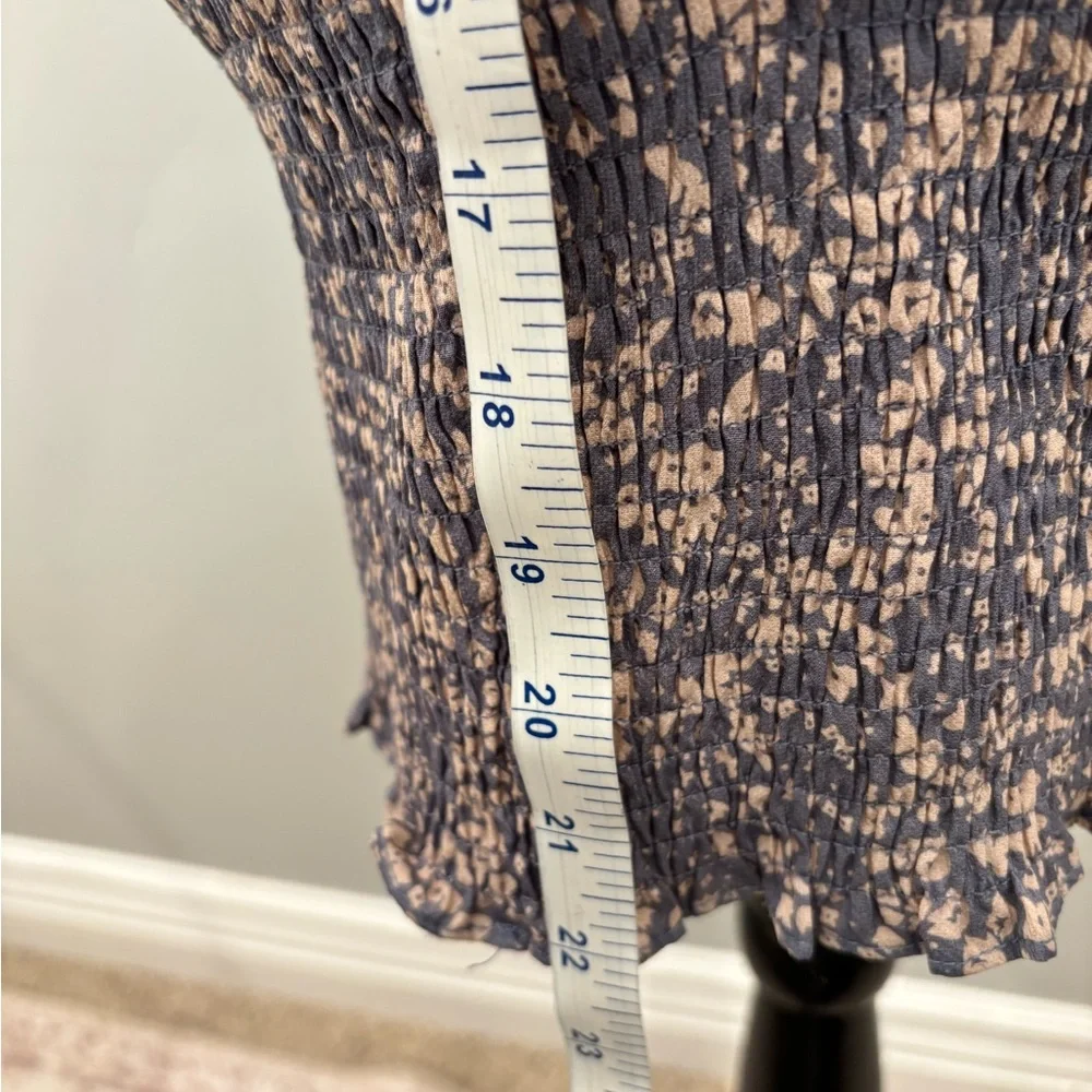 Chic Navy Floral Mini Dress - Picture 7 of 7